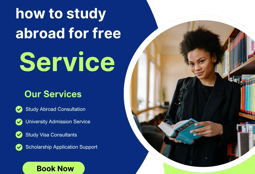 how to study abroad for free